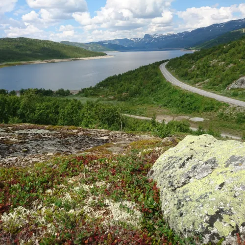 Einsetnuten gir deg flott utsikt til Strandavatnet og Hallingskarvet. 