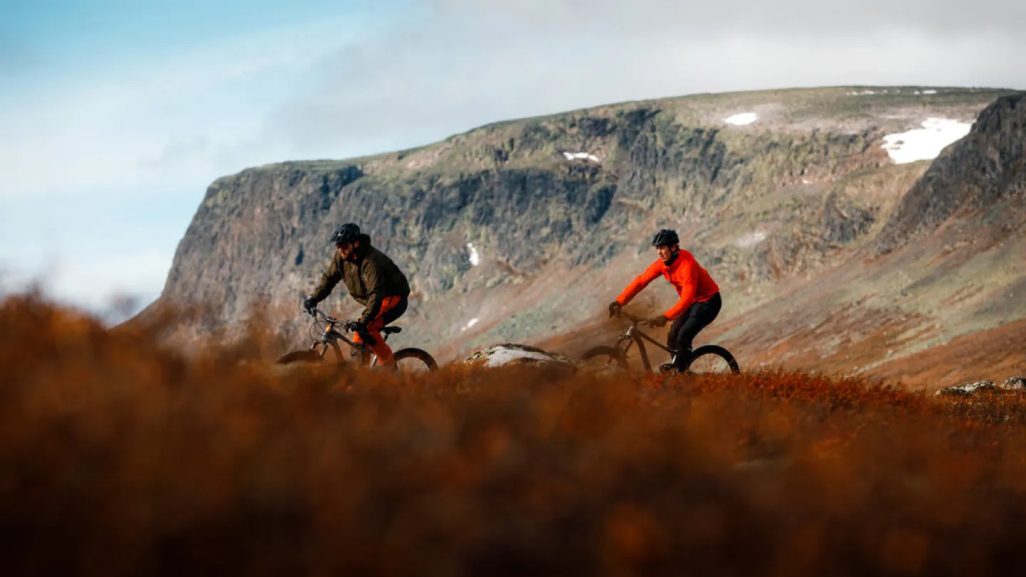 vandring og sykling i fjellet