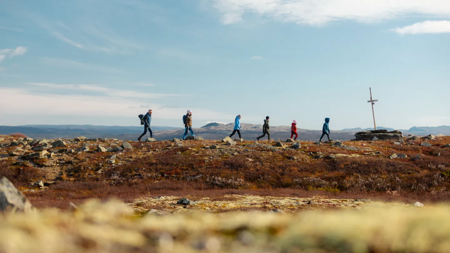 vandring i fjellet