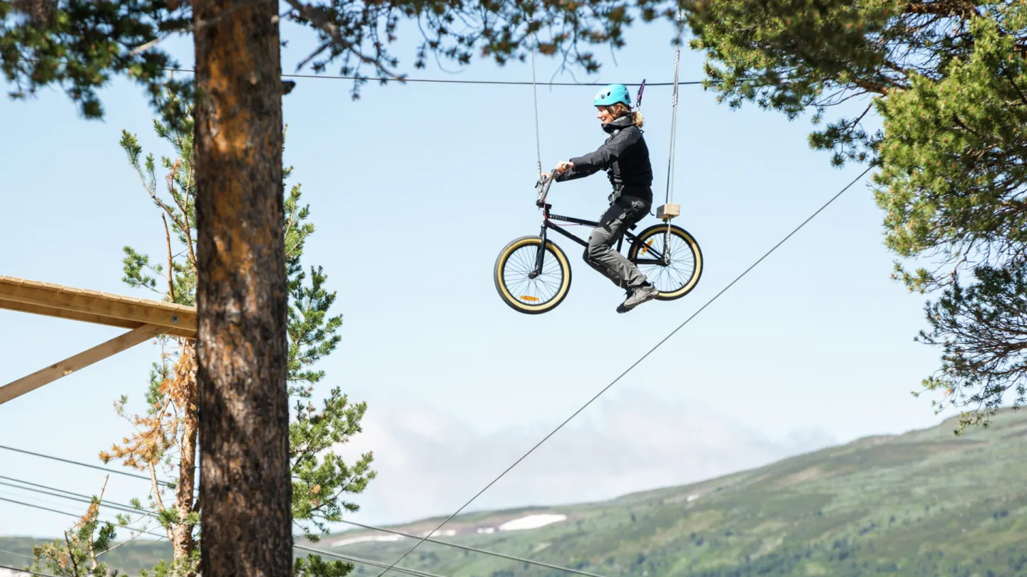 høyt og lavt klatrepark