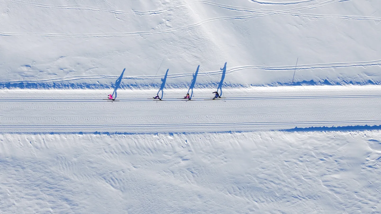 Cross-country skiing at Geilo 